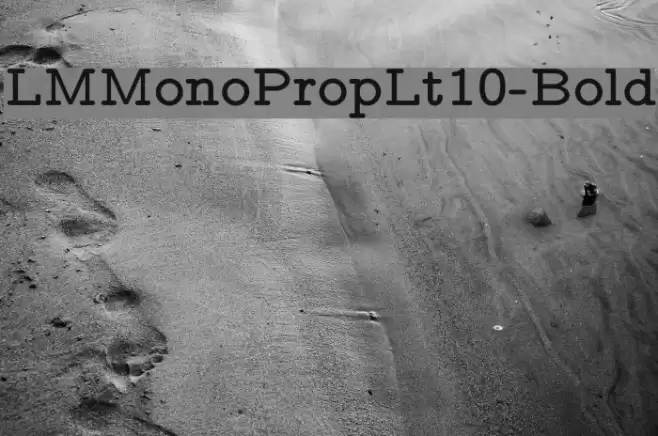 LMMonoPropLt10-Bold Font examples