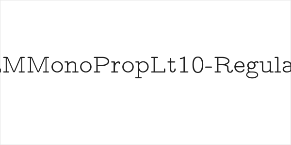 LMMonoPropLt10-Regular Logo