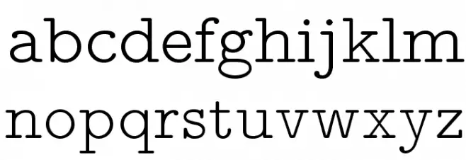LMMonoPropLt10-Regular Font LOWERCASE