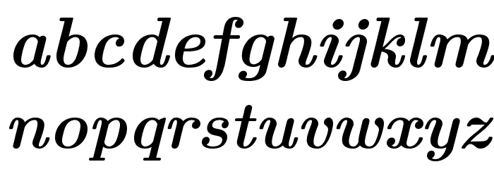 LMRoman10-BoldItalic Font LOWERCASE