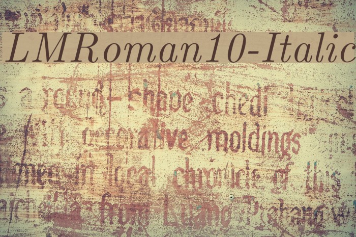 LMRoman10-Italic Font examples