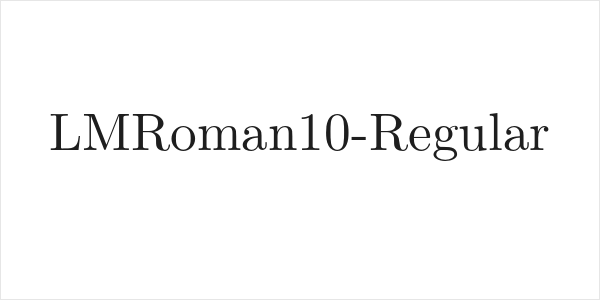 LMRoman10-Regular Logo