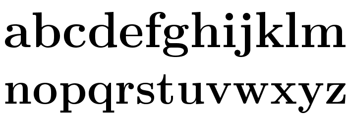 LMRoman12-Bold Font LOWERCASE