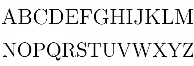 LMRoman12-Regular Schriftart Groß