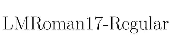 LMRoman17-Regular  नि: शुल्क फ़ॉन्ट्स डाउनलोड