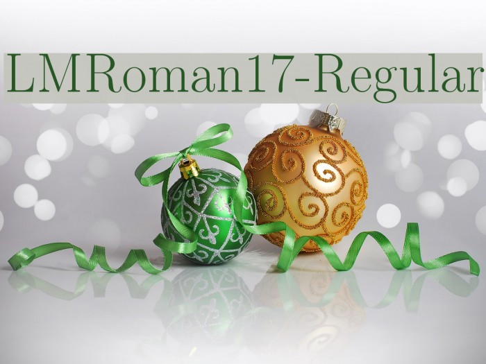 LMRoman17-Regular Font examples