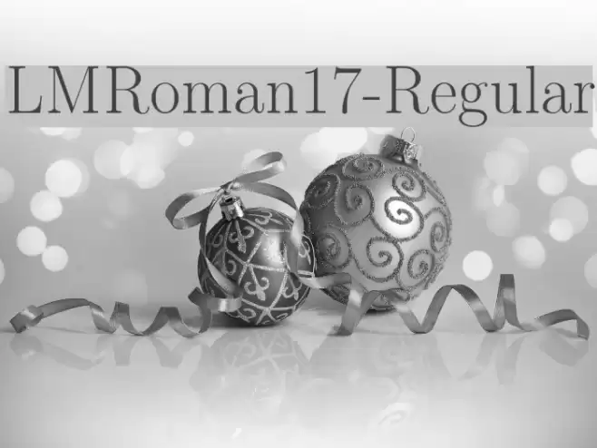 LMRoman17-Regular Font examples