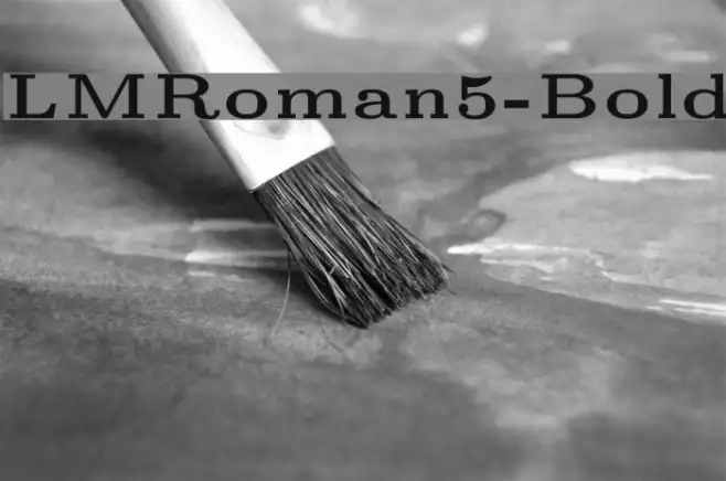 LMRoman5-Bold Example 2