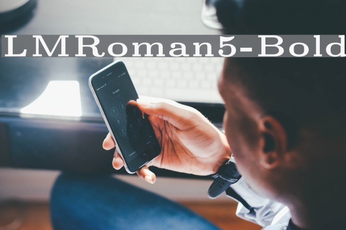 LMRoman5-Bold Font examples