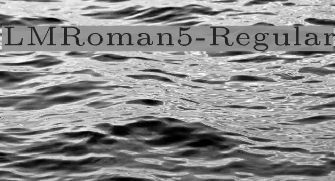 LMRoman5-Regular Example 1