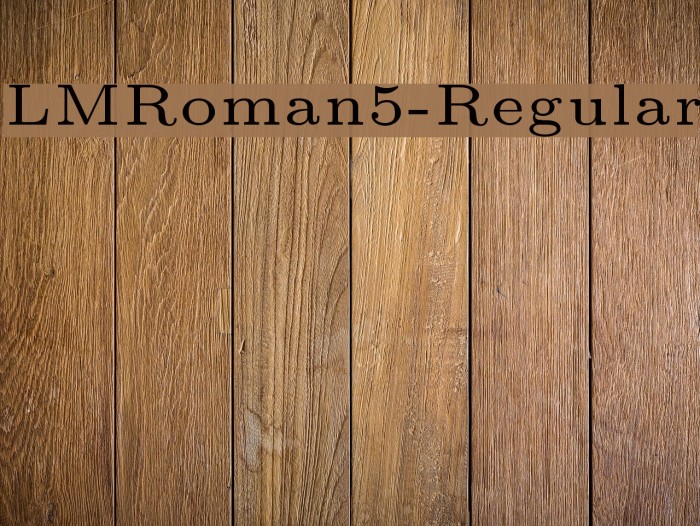 LMRoman5-Regular Font examples