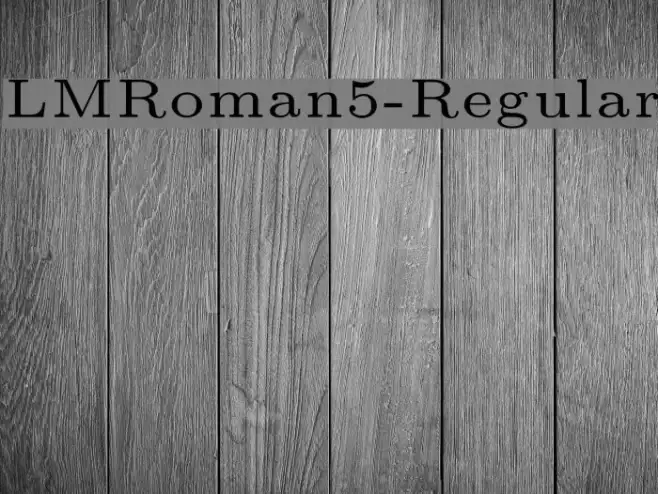 LMRoman5-Regular Example 3