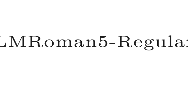 LMRoman5-Regular Logo