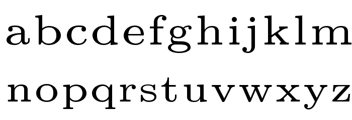 LMRoman5-Regular Font LOWERCASE