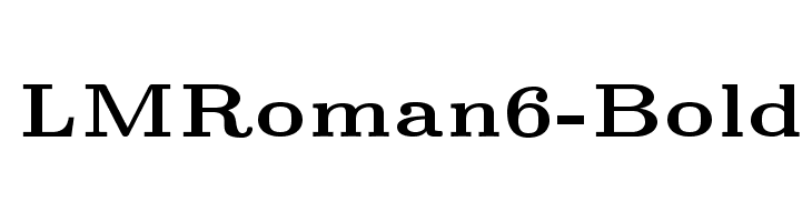 LMRoman6-Bold  नि: शुल्क फ़ॉन्ट्स डाउनलोड