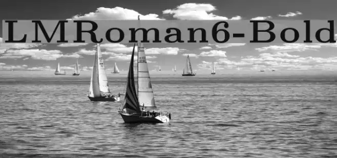 LMRoman6-Bold Example 1
