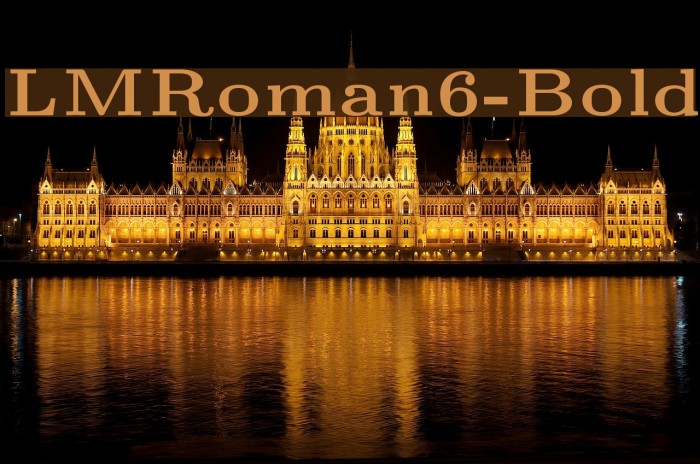 LMRoman6-Bold Font examples