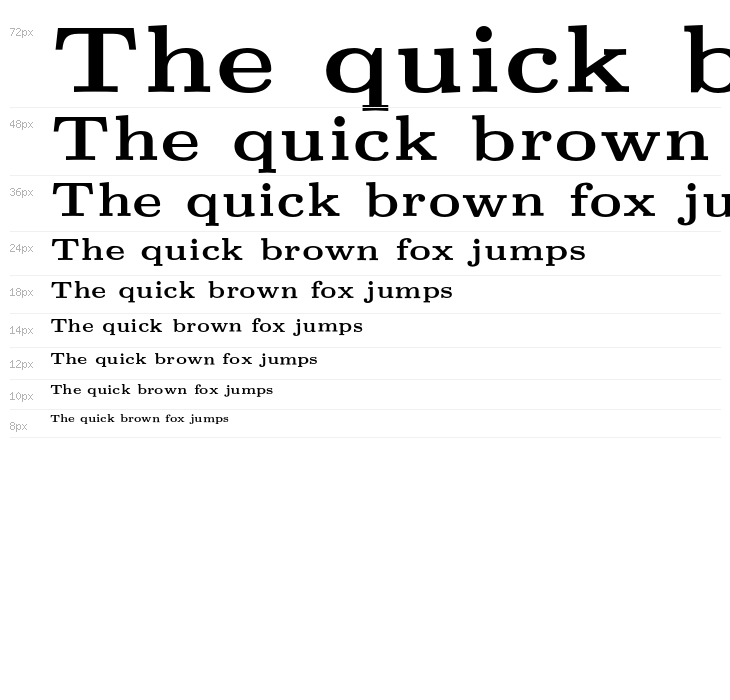 LMRoman6-Bold Waterfall