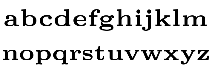 LMRoman6-Bold Font LOWERCASE