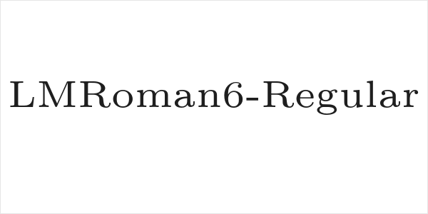 LMRoman6-Regular Logo