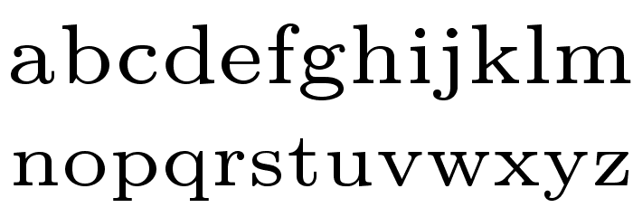 LMRoman6-Regular Font LOWERCASE