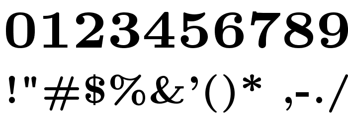 LMRoman7-Bold Font OTHER CHARS