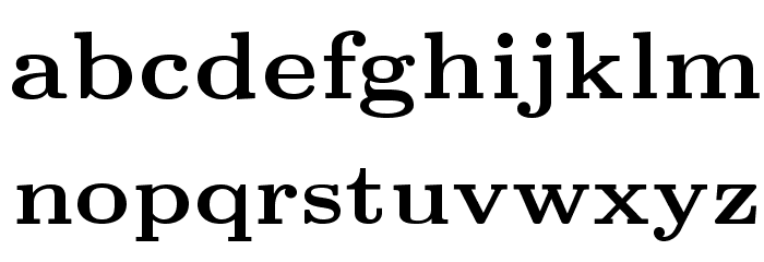 LMRoman7-Bold Font LOWERCASE