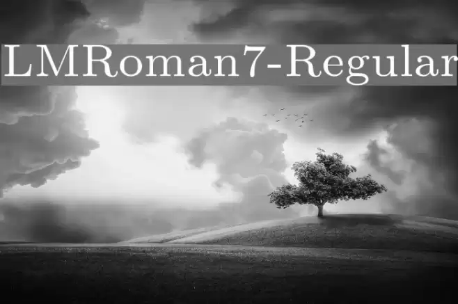 LMRoman7-Regular examples