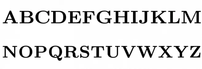 LMRoman8-Bold Font UPPERCASE