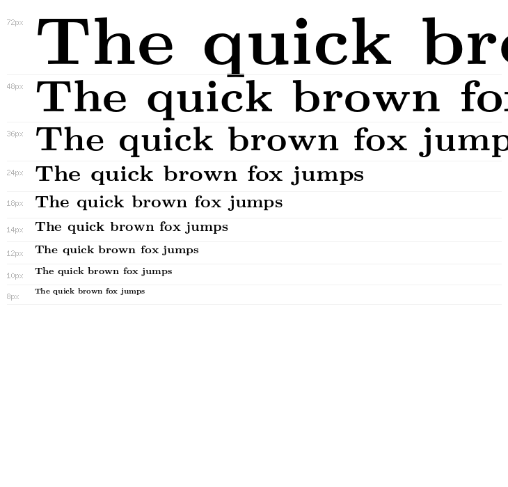 LMRoman8-Bold Waterfall