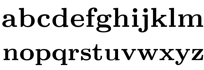 LMRoman8-Bold Font LOWERCASE