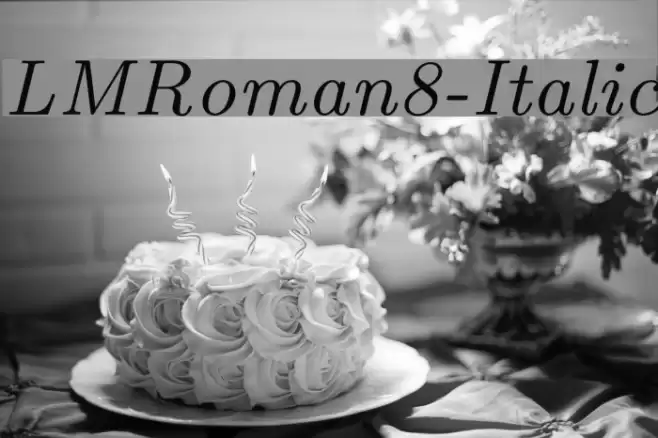 LMRoman8-Italic  examples