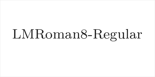 LMRoman8-Regular Logo