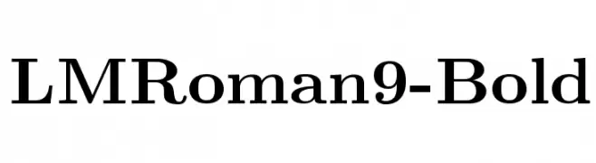 LMRoman9-Bold  baixar fontes gratis