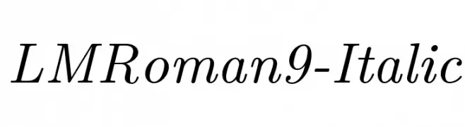 LMRoman9-Italic  नि: शुल्क फ़ॉन्ट्स डाउनलोड