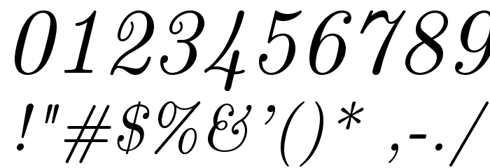 LMRoman9-Italic Font OTHER CHARS