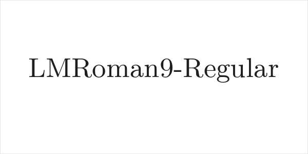 LMRoman9-Regular Logo
