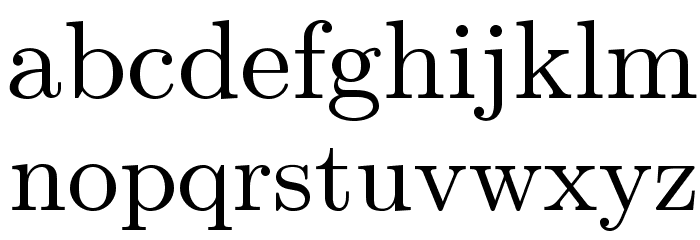 LMRoman9-Regular Font LOWERCASE