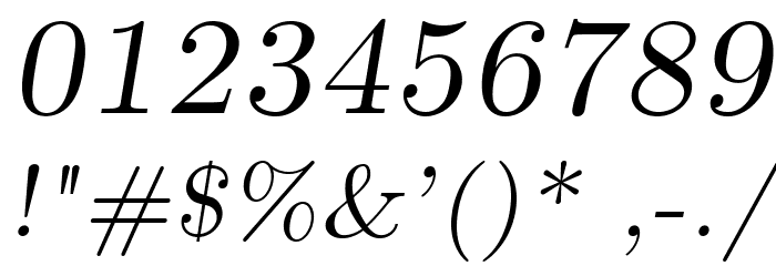 LMRomanCaps10-Oblique Font OTHER CHARS