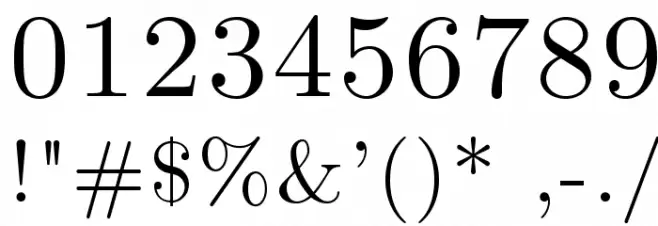 LMRomanCaps10-Regular Font OTHER CHARS