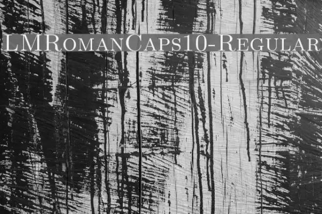 LMRomanCaps10-Regular Font examples