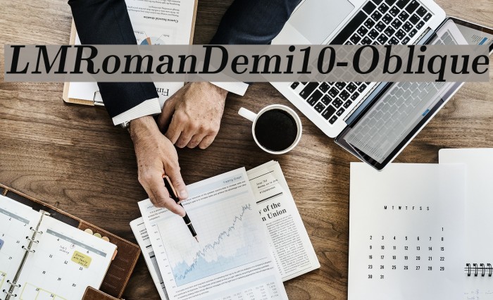 LMRomanDemi10-Oblique Font examples
