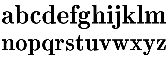 LMRomanDemi10-Regular Font LOWERCASE