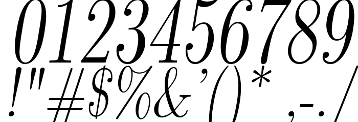 LMRomanDunh10-Oblique Font OTHER CHARS
