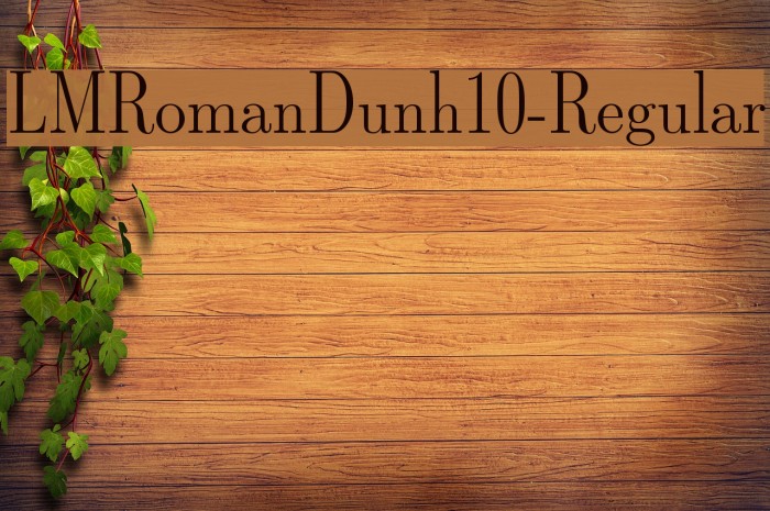 LMRomanDunh10-Regular Font examples