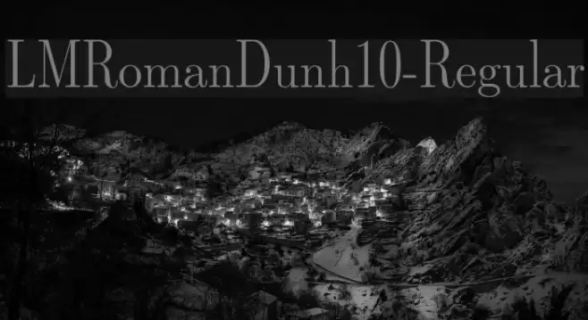 LMRomanDunh10-Regular  examples