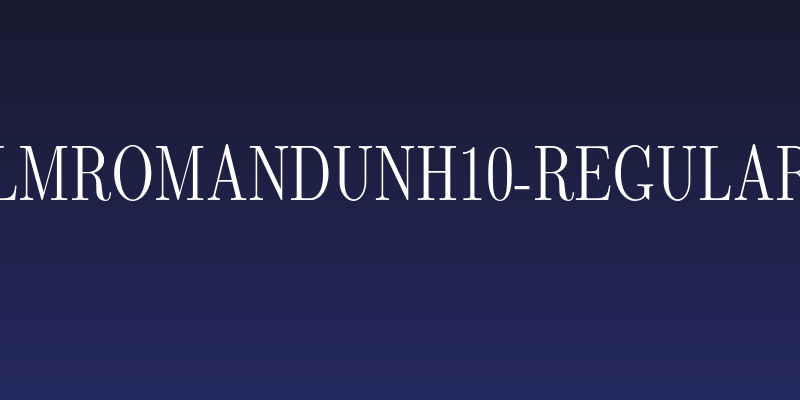 LMRomanDunh10-Regular Social Header