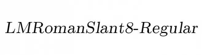 LMRomanSlant8-Regular  baixar fontes gratis