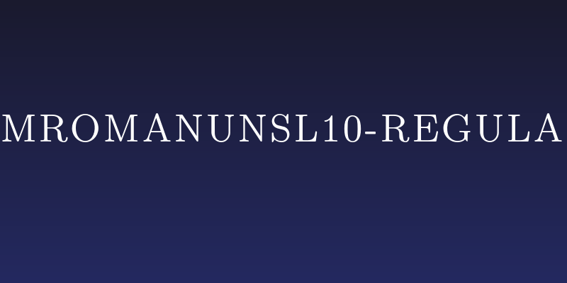 LMRomanUnsl10-Regular Social Header