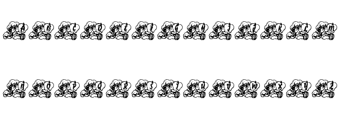LMS A Berry Nice Baby Font LOWERCASE